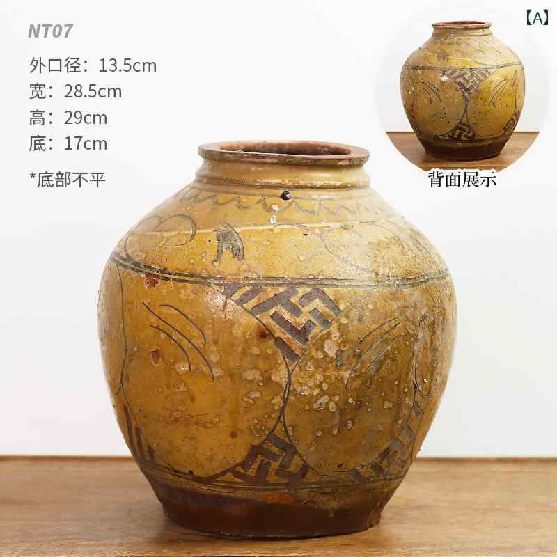 一人鍋用鍋 土鍋 壺 陶器 小物 卓上 器物 置物 デスク 花瓶 古風 中華風 花器 テーブルディスプレイ 7,280円