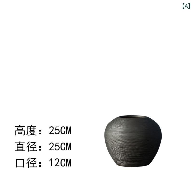 一人鍋用鍋 土鍋 レトロ 陶器 ポット セラミック フラワーアレンジメント リビングルーム 玄関 スタンド 大型 組み合わせ 装飾品 セラミック