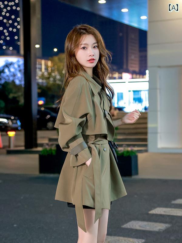 きれいめ 羽織 軽量 レディース コート 春 オシャレ 小柄な レディース ウィンドブレーカージャケット 2025 春秋 ミドル 丈 韓国な コート ハイエンド｜バランスケア　店