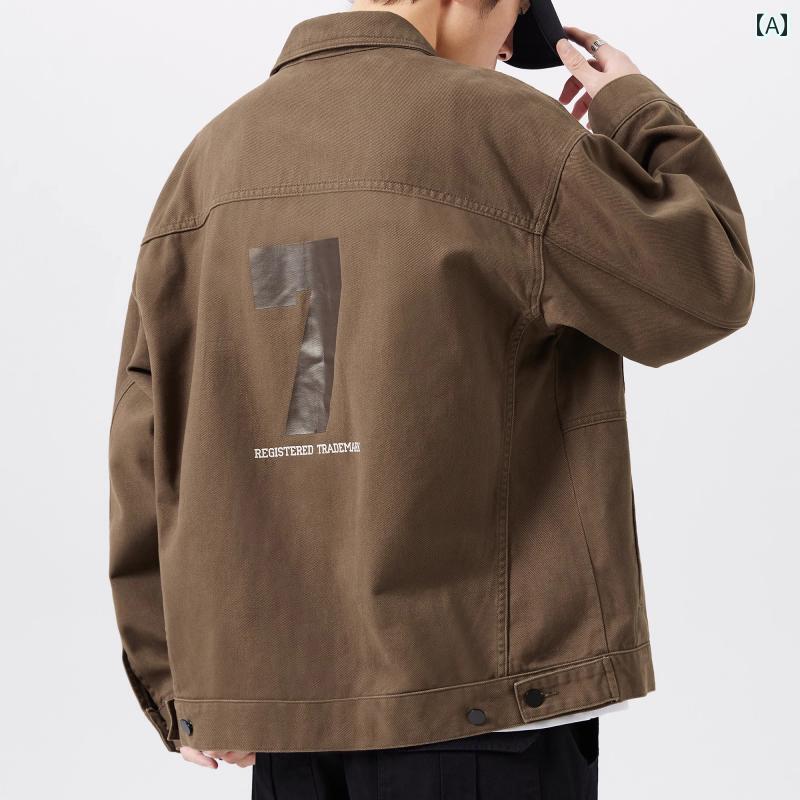 テーラードジャケット メンズ 長袖 カットソー シャツジャケット 春秋 トラッド アメカジ カジュアル 秋 秋服 春服 夏服 ビジネス 綿 デニムジャケット メンズ 2025 春秋 ゆったり ワークウェア ジャケット メンズカジュアル トップス
