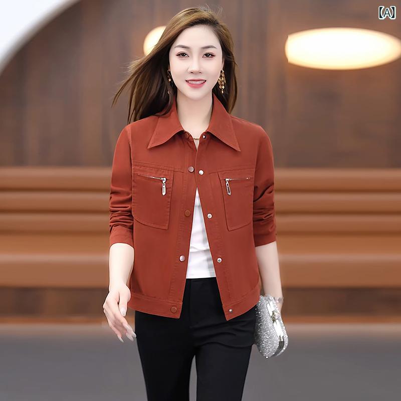 テーラードジャケット メンズ 長袖 カットソー シャツジャケット 春秋 トラッド アメカジ カジュアル 秋 秋服 春服 夏服 ビジネス レディースで スタイリッシュな ショート デニムジャケット 小柄な 人向け 春 年齢を 減らす カジュアルで スリム ジャケット トップス