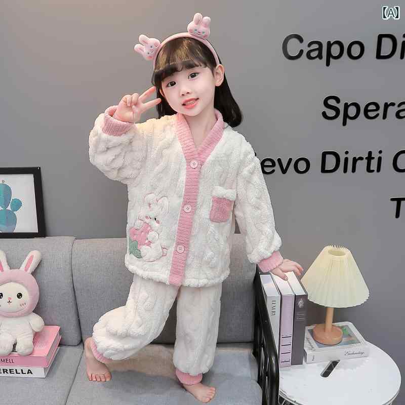 子供 パジャマ かわいい ファッション 安眠アーティファクト 上下セット 秋冬 厚手 裏起毛 フランネル 室内向け