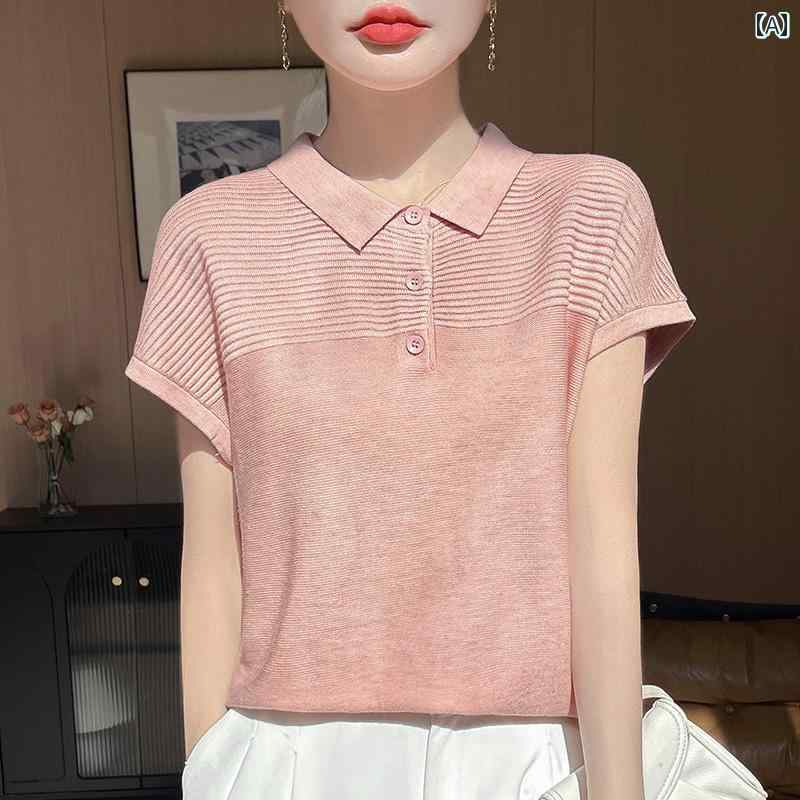カットソー ワッフル Tシャツ ゆったり シンプル カラー カジュアル おしゃれ 綺麗 トップ アメリカン フィットネス レディース グレー ピンク