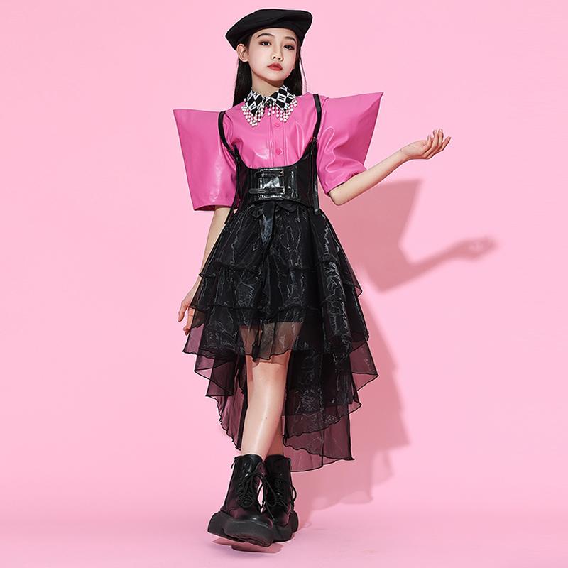 ヒップ ホップ パフォーマンス 衣類 衣装 ユニフォーム ファッション ストリート ダンス 子供 男の子 女の子
