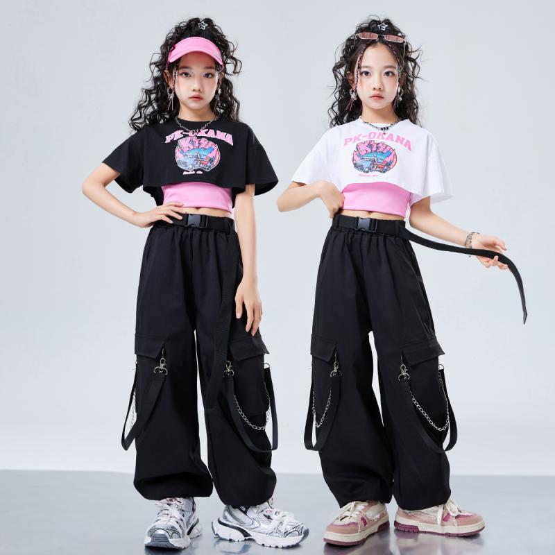 ヒップ ホップ パフォーマンス 衣類 衣装 ユニフォーム ファッション ストリート ダンス 子供 男の子 女の子