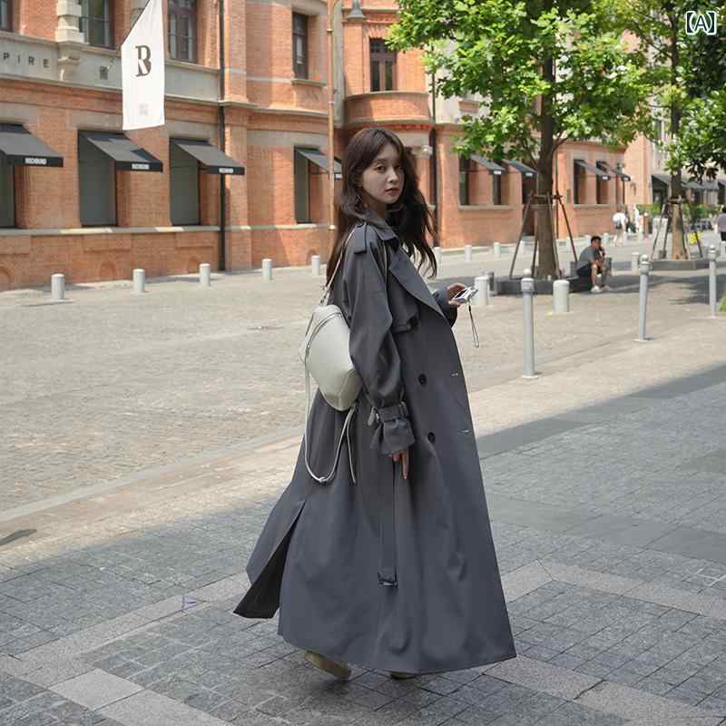 女性ウィンドブレーカー カジュアル おしゃれ 綺麗 かわいい ジャケット レディース 2024年 新 コート ファッション ゆったり ブラック グレー ベージュ |バランスケア 店
