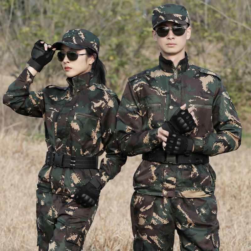 作業服　セット　上下 な 戦争 迷彩 服 メンズスーツ 軍事 ファン 耐摩耗 学生 訓練 建設 現場 労働 保護 レディース 秋 作業 オーバー オール 5,092円