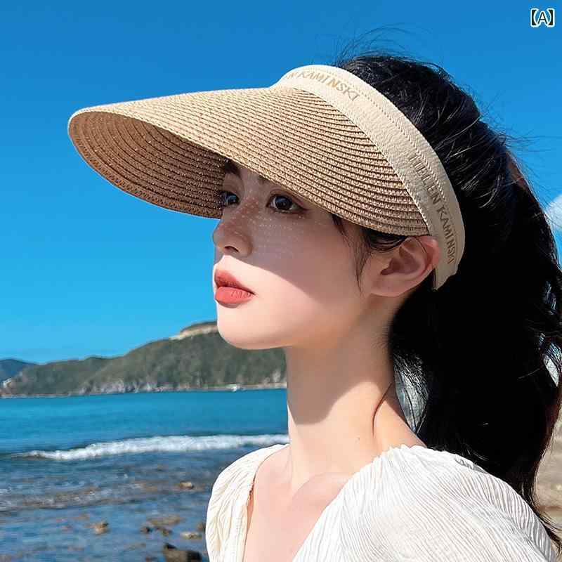 ラフィアハット 麦わら帽子 つば広 カジュアル 通気性 旅行 海辺 ショッピング かわいい 日焼け対策 夏 レジャー 旅行 ｜バランスケア　店