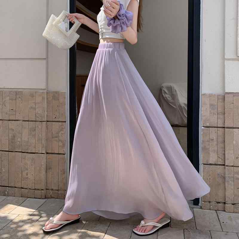 スカート レディース 夏 マーメイド ロング丈 サテン 光沢 ドレープ スリムシルエット ミディ丈 女性用 膝下 フレア 軽量 伸縮性