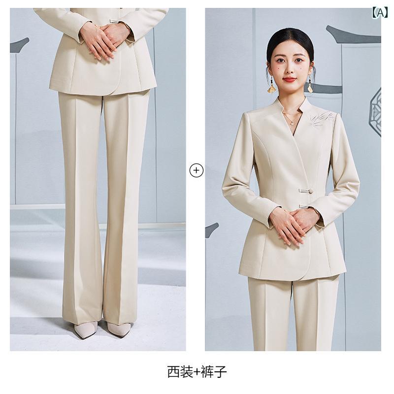 ドレススーツ レディース 女性用 ロイヤル 西洋 洋服 ウェア パーティー おしゃれ 綺麗 フォーマル 礼服 結婚式 ジャケット マダム ネイビー