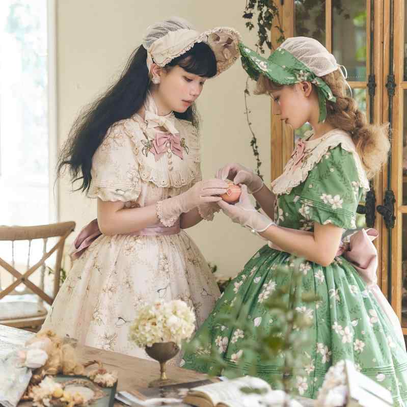 かわいい 姫様 変装 仮装 ロリータ服 ふんわり ワンピース ロリータ　ドレス　コスプレ スポット リリーと マウンテン ブリーズ OPの 花柄 ロリータロリータ クラ ダーク スター アイランド｜バランスケア　店