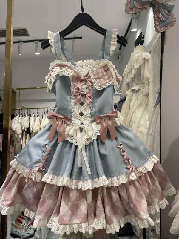ロリータファション 可愛らしい衣装 成年者可愛 ハロウィン でき事 寄りあい ロリータ 御召しもの コスプレ 【 あり】 六連発銃 スウィートハート ジーンズ ロリータ スピード競技 ズボン吊り sk スコート KUMA 出どころ 制作室