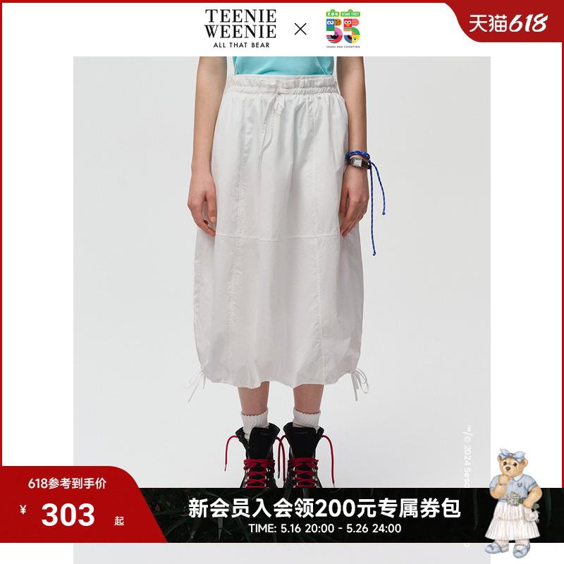 ボトムス 体型カバー 大人カジュアル かわいい きれいめ おしゃれ チェック柄 かわいいスカート レディース TeenieWeenie Bearの レディース 服と セサミストリートの ジョイント アウトドア ファッション ワークウェア スタイル カジュアル パフィー スカート