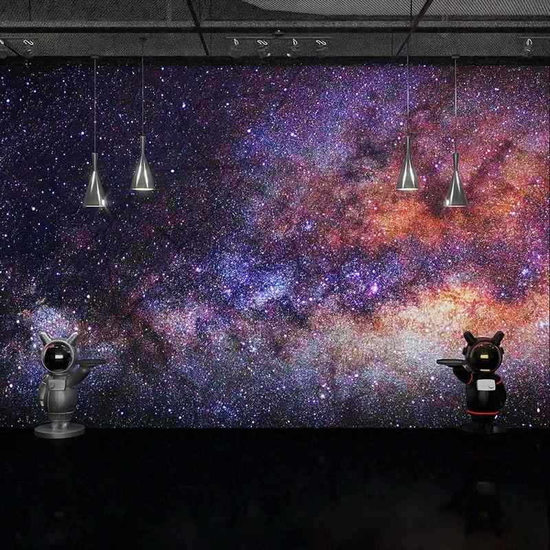 壁紙　クロス　インテリア 3 D SF 宇宙 壁 布 星空 テーマ 背景 壁紙 KTV バー ボックス