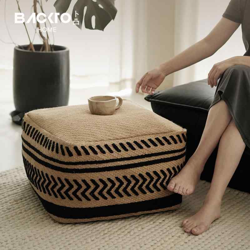 パステル色の 今めかしい さらさら 好いたらしい 寝椅子 押しかぶせる 座布団 BACKTO モロッコ王国 風 ジュート フットレスト 座布団 フッ放り投げる物の具 介護ホーム 布団 寝椅子 取りはらい 能力のあるで 洗える