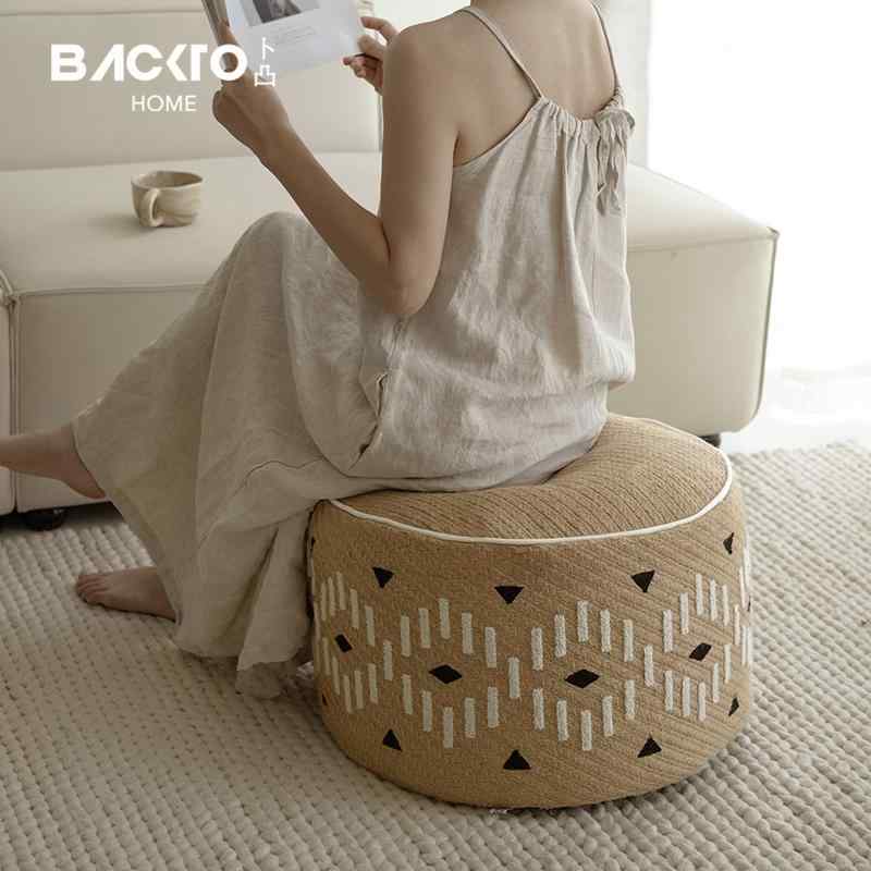 パステル色の 今めかしい さらさら 好いたらしい 押しかぶせる 座布団 引っ敷き BACKTO モロッコ王国 刺しゅう入り口・入口 プー フ ジュート製 身寄り用 布団 座布団 フッ放り投げる物の具 取りはらい 能力のある 洗える