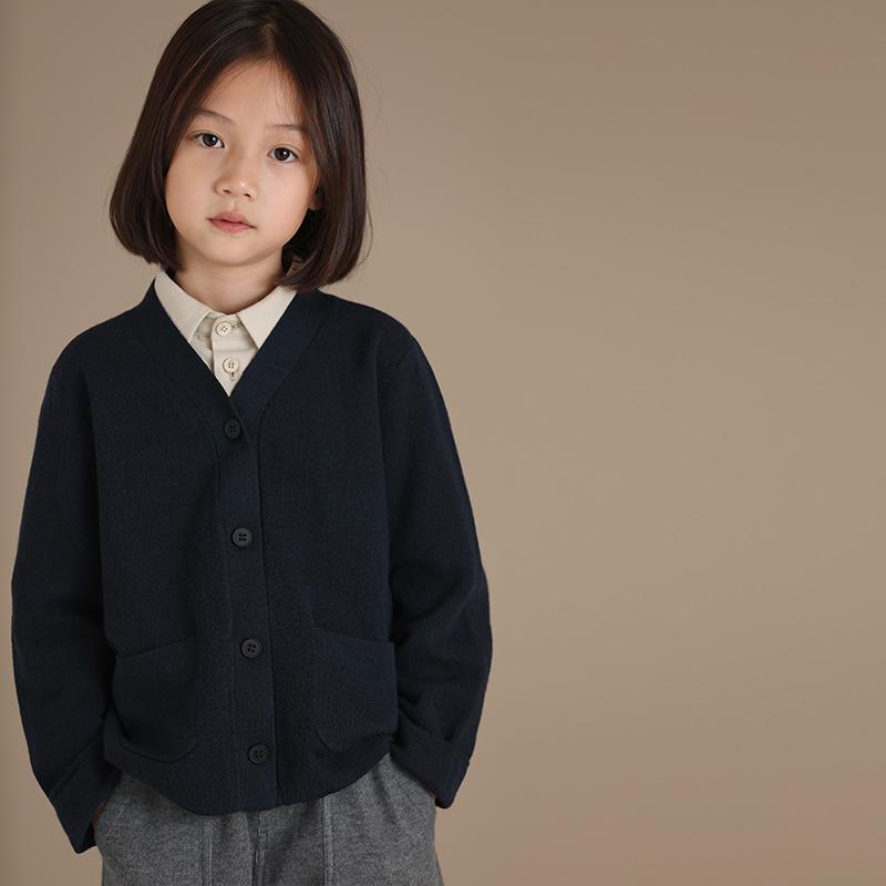 トップス 防寒 可愛らしい 生あたたかい 分かりやすい 赤ちゃん服 スウェーター 編み物 Haqi 赤ちゃん服 春夏 赤ちゃん 親子 シングル前胸部 編み物ジレー もの言う花 V素っ首 スウェーター 上衣