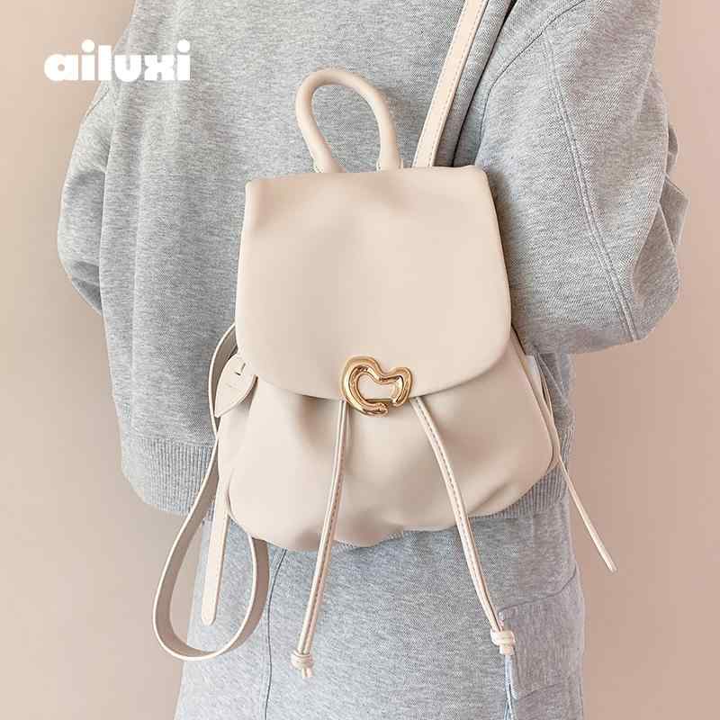 成人女性 可愛らしい背嚢 韓国 オシャレ 背嚢 レディース 今めかしい可愛らしい Ailuxi 御徒面子 レディース 2024 流行り物 うしろ側 容器に並べる 旅する 軽さ 弱められた 真っ白い