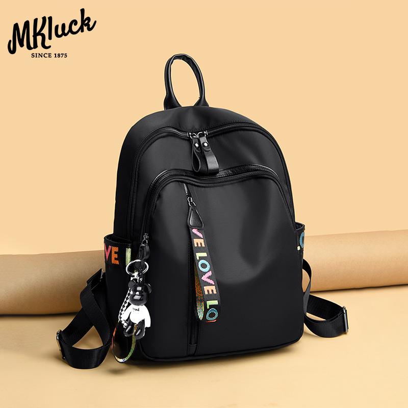 女性 かわいいリュック 韓国 オシャレ リュック　レディース　おしゃれかわいい フランス製 MKLUCK バック パック 女性用 年 で 感の ある オックスフォード 生地の な レジャー 旅行用 スクール バッグ