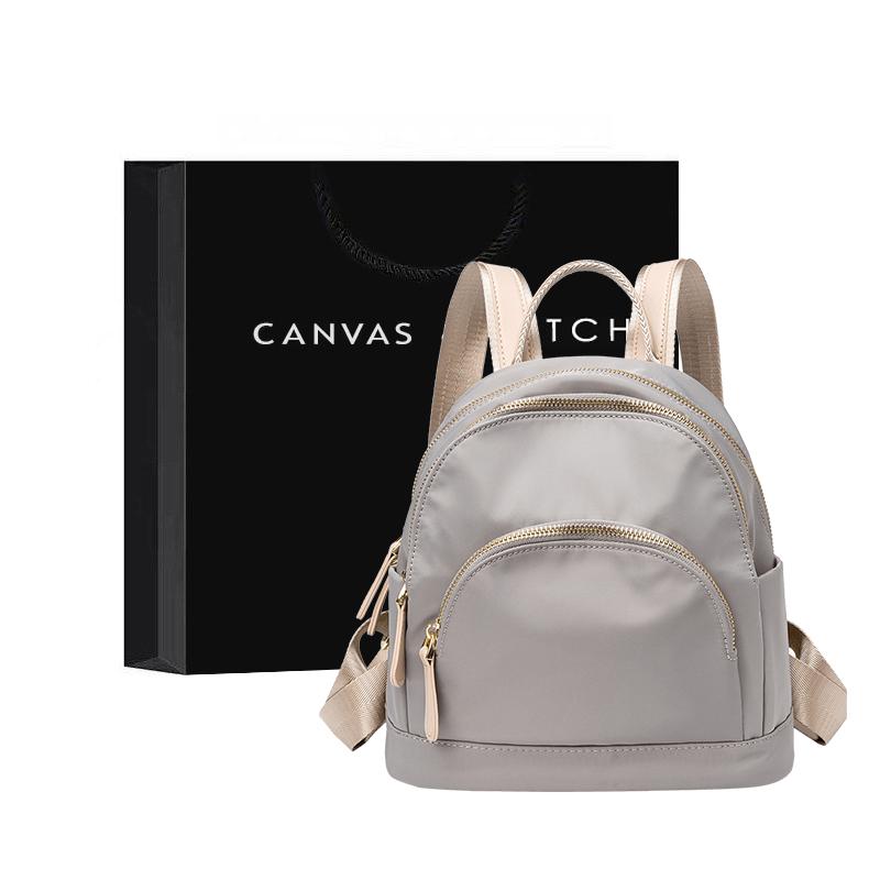 成人女性 可愛らしい背嚢 韓国 オシャレ 背嚢 レディース 今めかしい可愛らしい CANVAS \u0026ampamp KETCH うしろ側 容器に並べる レディース 2025新 発売 旅する用 オックスフォード 布 小型 帆布 学院 御徒面子