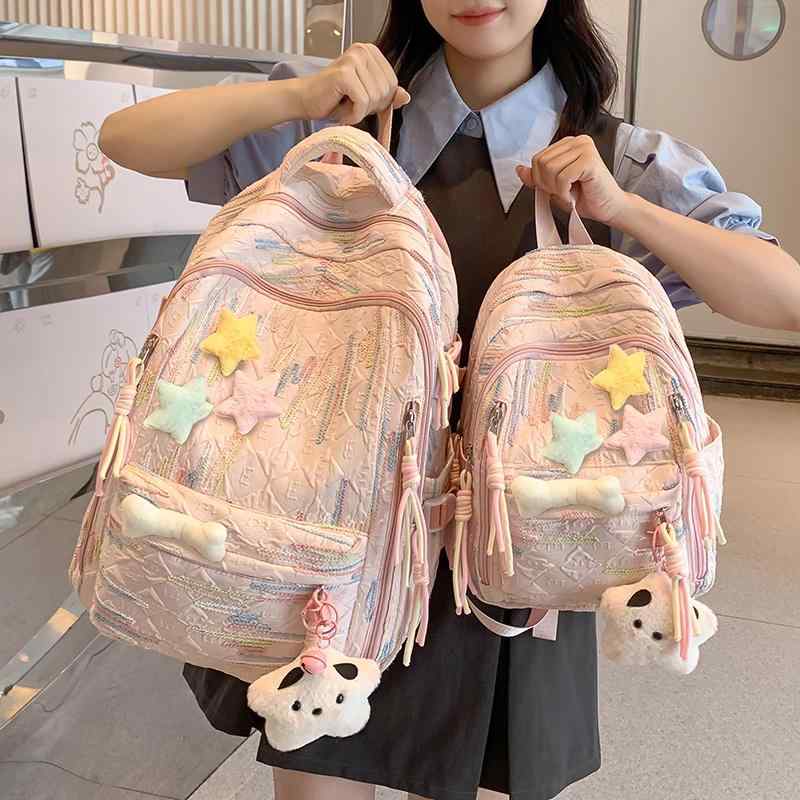 女性 かわいいリュック 韓国 オシャレ リュック　レディース　おしゃれかわいい 和風 LP リュック 中学生 女子 小学生 韓国 森 シリーズ大容量 リュック高 価値 軽量 スクール バッグ｜バランスケア　店 8,664円