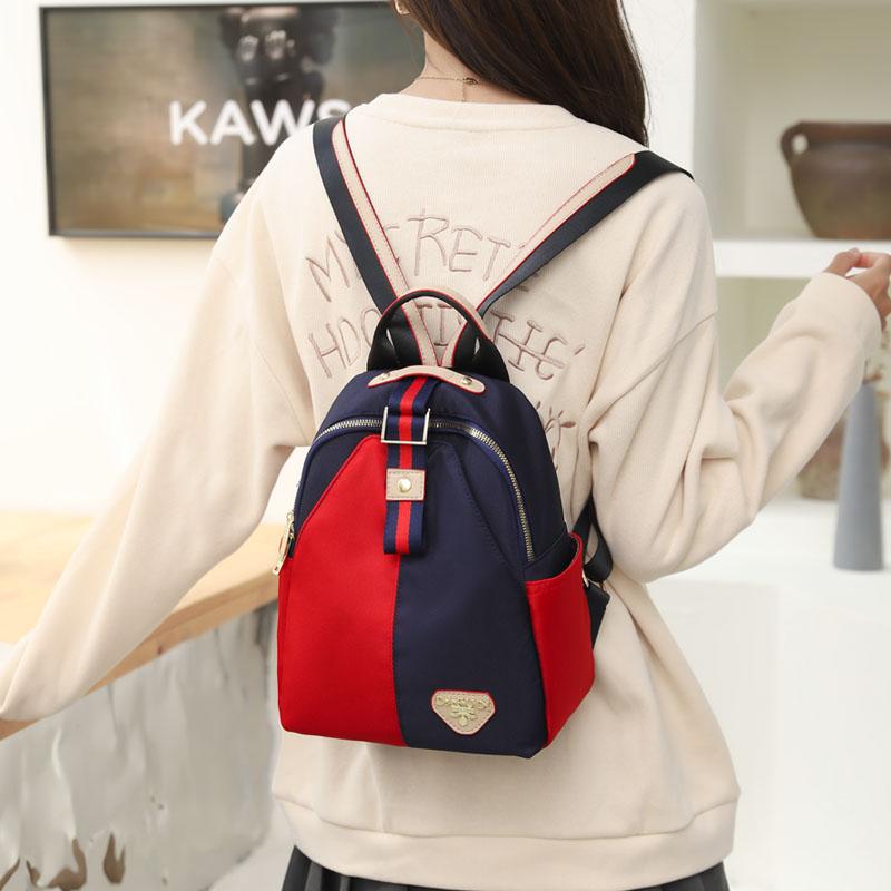 成人女性 可愛らしい背嚢 韓国 オシャレ 背嚢 レディース 今めかしい可愛らしい フランス共和国 MKPREF オックスフォード 布 うしろ側 容器に並べる レディース流行り物  軽さ レディース 旅する 学院 御徒面子