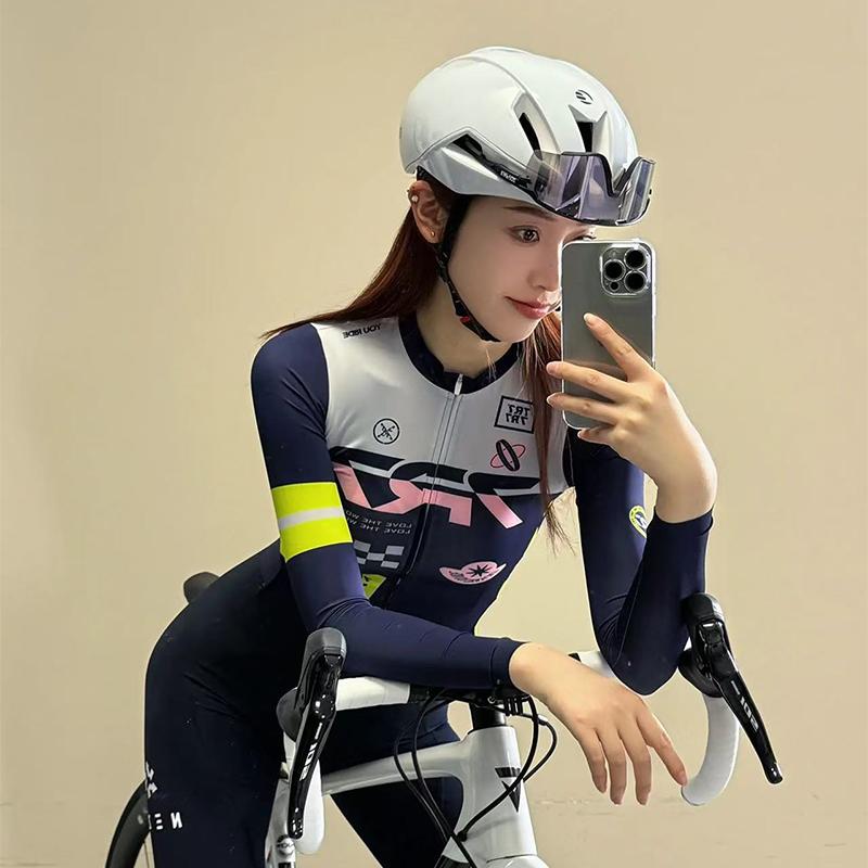 競技 ウェットスーツ 大きいサイズ 吸汗速乾 通気 伸縮性 サイクリング　ウェア　スーツ 2025 春夏 長袖 サイクリングウェア ロード バイク アウトドア 日焼け防止 サイクリング トップス 競技 速乾 ウェア