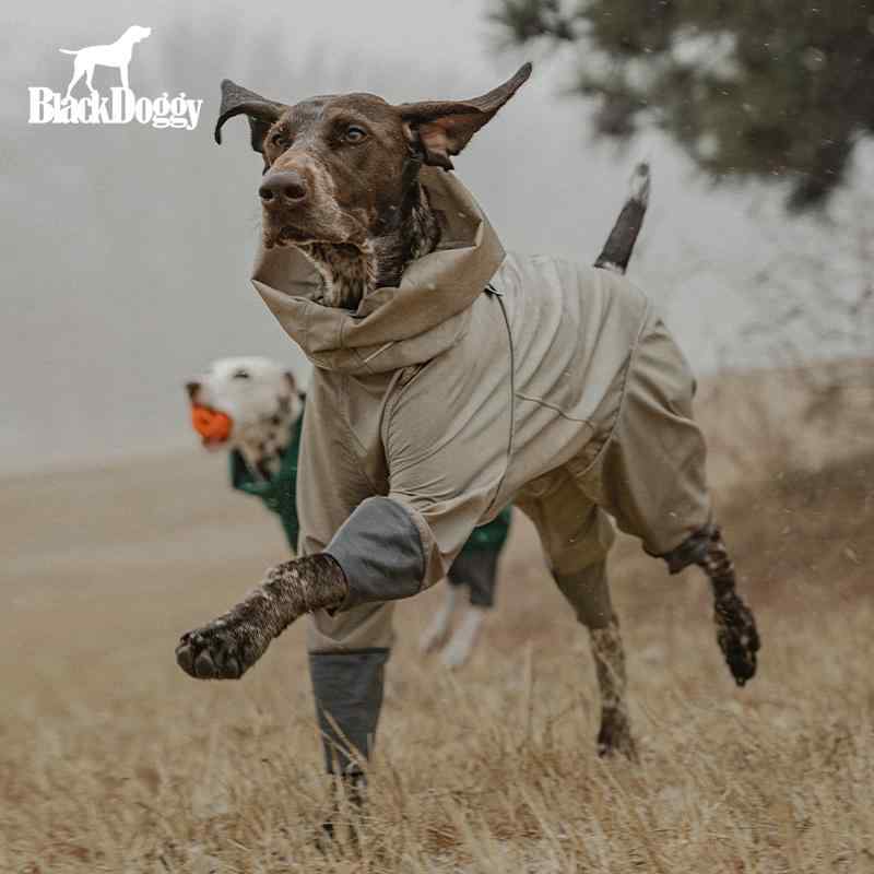 犬服 防水 防風 撥水 軽量 通気 ペット服 犬用 レインコート BlackDoggy 防水 子犬 四本 足 レインコート ペット 犬 ジャケット 屋外 服 汚れ 防止 反射 オールインクルーシブ|バランスケア 店