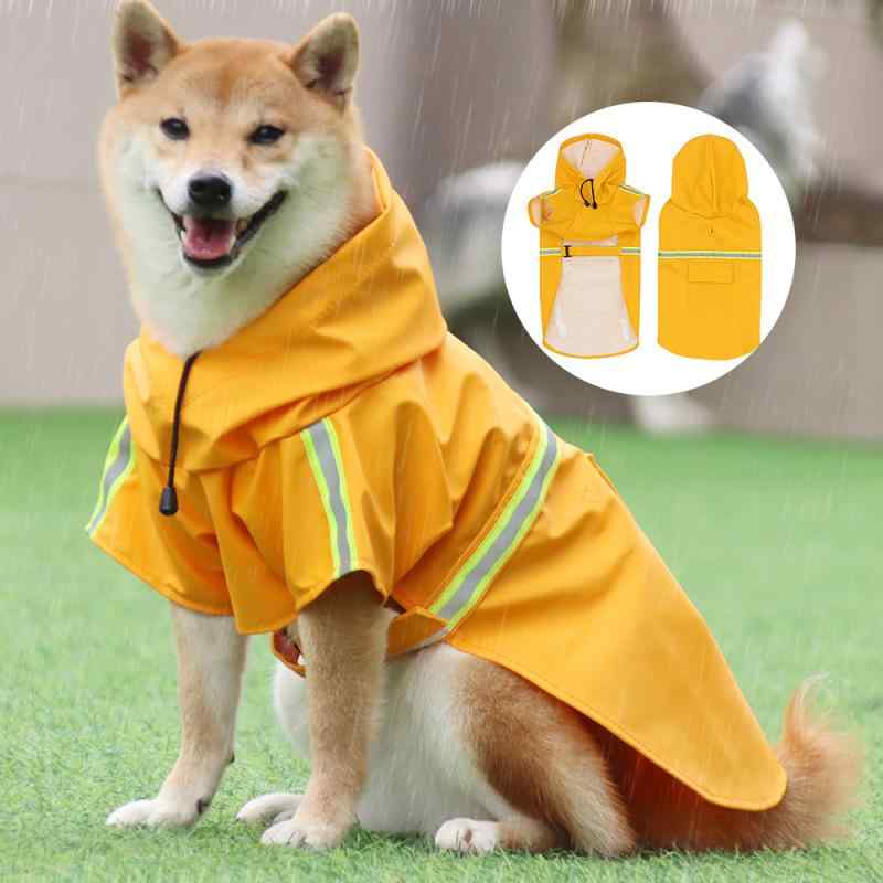 雨具フード付き 着せやすい 濡れにくい 梅雨対策 おしゃれ 犬用　レインコート　 和風 ペット用 レインコート フード付き 大型 犬用 防水 反射 ペット 服