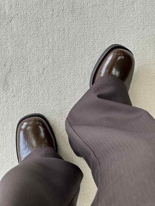 衝撃吸収 防臭 抗菌 優しい履き心地 革靴 レザーシューズ ビジネスシューズ ファッション の ダメージ 加工 レザーシューズ メンズ ブラウン ウェディング 新郎 高級 カップル スクエアトゥ ローファー カジュアル 通勤 ダービー シューズ