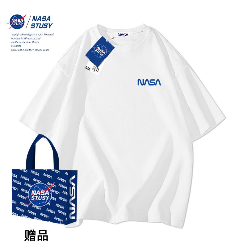 冷感 防シワ 冷やりとした ひんやり 冷やりとした メンズ プルオーバー セットアップ NASA STUSY アメリカン 表どおり 2025 夏 メンズ トップス 好一対 半袖 プルオーバー