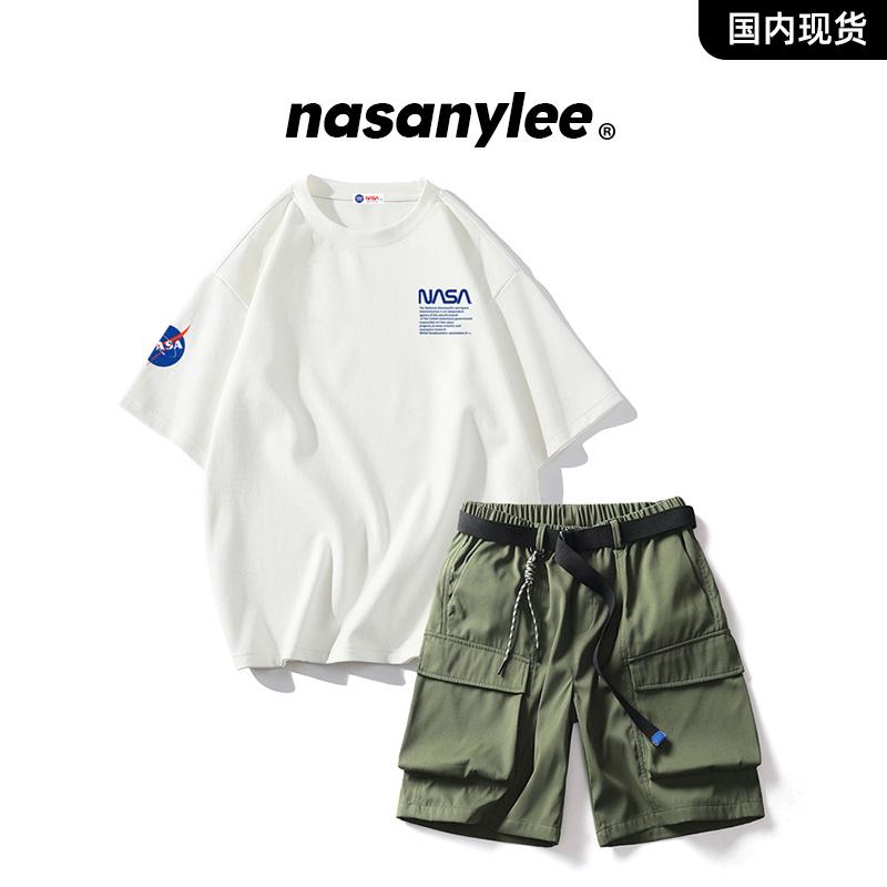 冷感 防シワ クール ひんやり 涼しい Tシャツ　メンズ　セットアップ 【 撤退】 感が あって かっこいい ゆったり ショート パンツと 半袖 Tシャツ スーツ 夏 メンズ 服 セット
