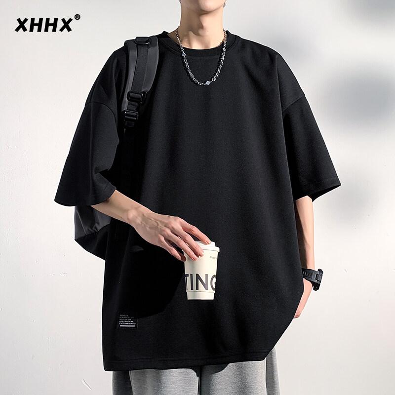 冷感 防シワ クール ひんやり 涼しい メンズ　Tシャツ　セットアップ 黒の 半袖 Tシャツ メンズ 夏 薄手 2025 ゆったり トップヘビー カジュアル