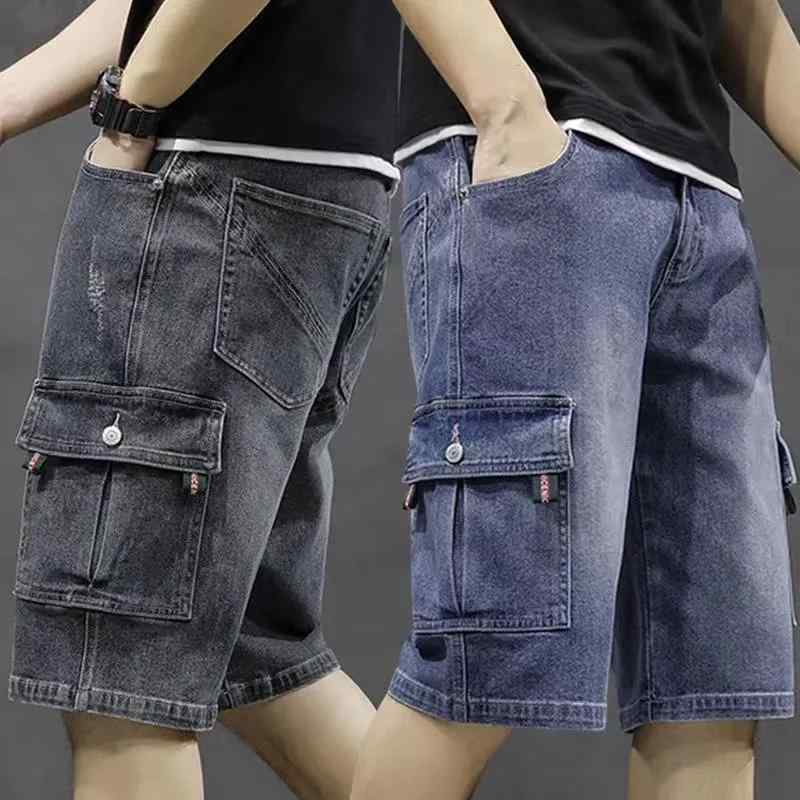 ダメージ加工 ゆったりシルエット ウォッシュ加工 デニム　ショートパンツ　メンズ デニムショートパンツ メンズ 夏 伸縮性 ゆったり マルチ ポケット クロップドパンツ 穴あき 万能 オーバー オール 大きいサイズ ミドル 丈 パンツ｜バランスケア　店 120,400円