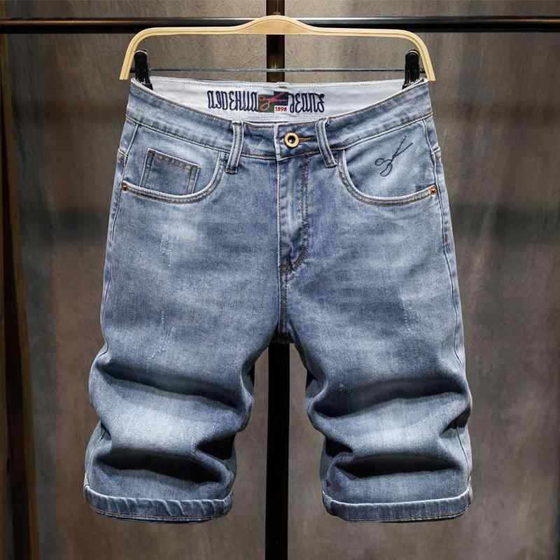 ダメージ加工 ゆったりシルエット ウォッシュ加工 デニム　ショートパンツ　メンズ デニムショートパンツ メンズ 2024 夏 薄手 ハイエンド 5点 パンツ ミッド 伸縮性 カジュアル｜バランスケア　店