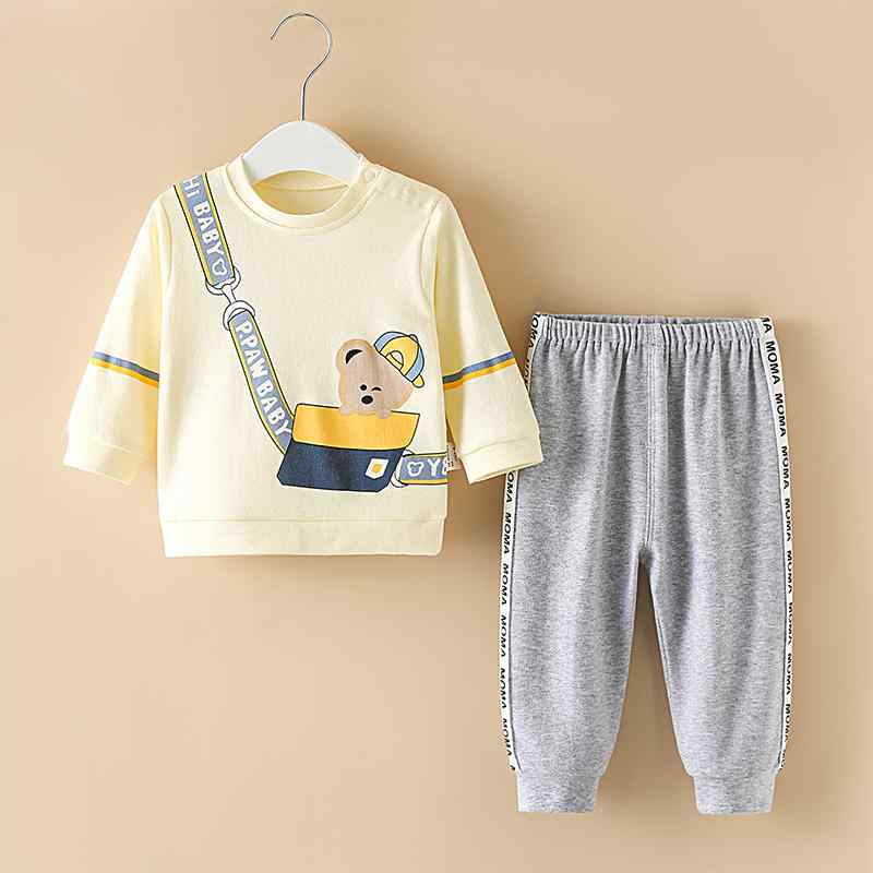 おしゃれ かわいい 子ども服 ルームウェア 部屋着 防寒 ベビー服 春秋 0 ~ 5歳の 子供 スーツ ベビー 服 春秋服 綿 秋服 秋 パンツ 分割 幼児 ツーピース おしゃれ
