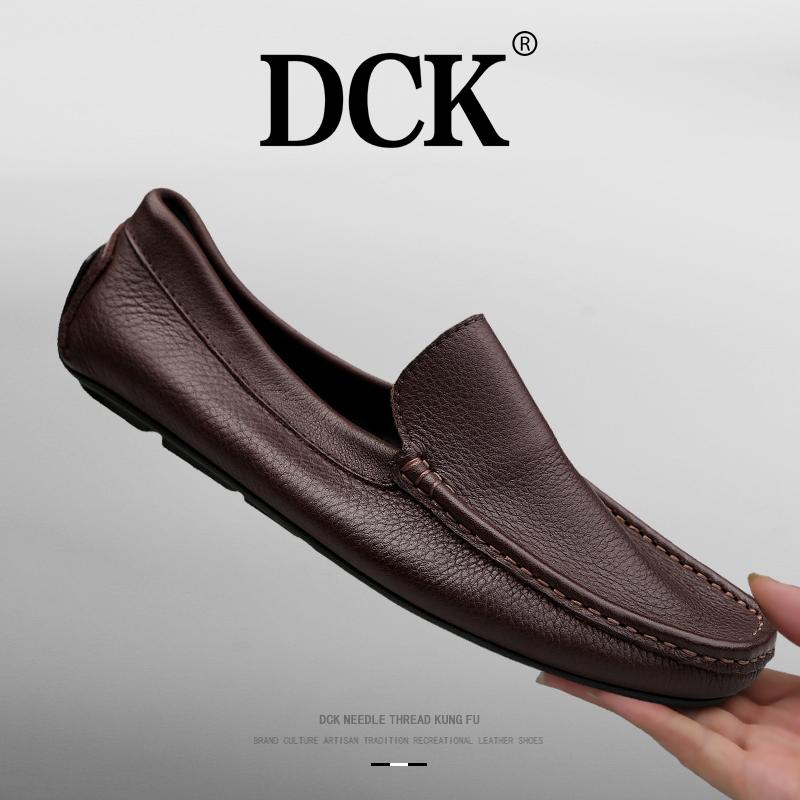 ビジネスシューズ 蒸れにくい 紳士靴 ビジネスシューズ　革靴　メンズ DCK ヒキガエル シューズ メンズ 2025 春 革 ソフト ソール メンズカジュアル レザーシューズ ソフトレザー ミドルエイジ ダッド