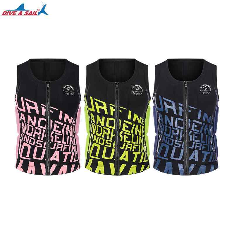 フリル スイムウェア キッズ 水遊び 子供用　水着　マリン DIVE &ampamp SAIL 浮力 スーツ ポータブル 海 釣り ベスト 薄型 水泳 モーターボート ベスト非 専門 ライフ ジャケット画像