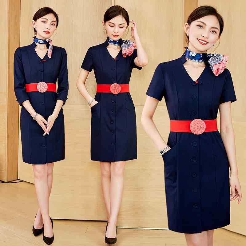衣装 かわいい 仮装 セクシー レディース　制服　スーツ 中国 南方 航空の スチュワーデスの 制服 プロ スーツ お姫様 風 美容師 作業着 フロント デスク ドレス 夏