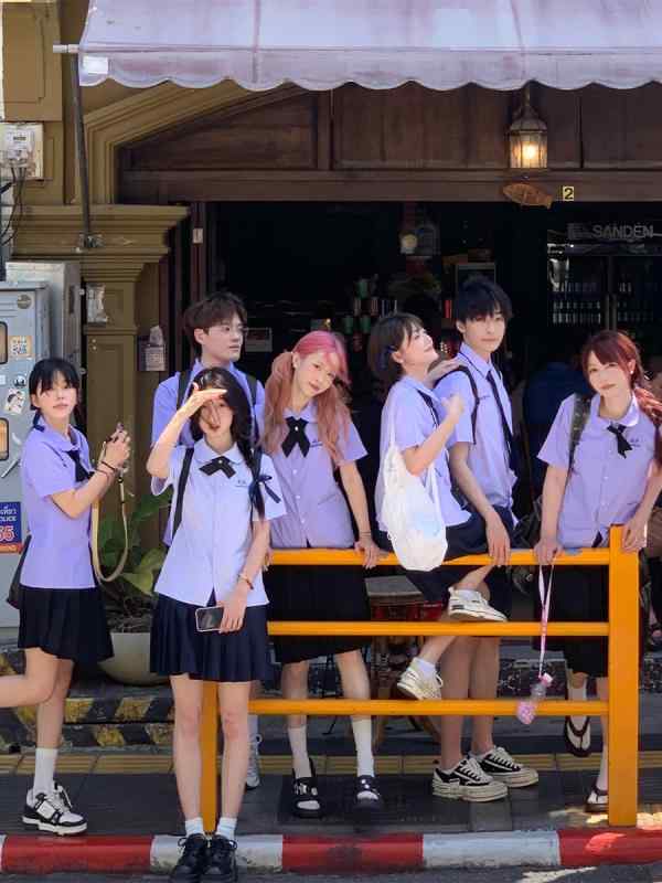 大人 コスチューム衣装 かわいい ハロウィン コスプレ仮装 レディース　制服　スーツ JK 制服 女子 学生 卒業 クラス 服 タイ 風 ナノ スクール スーツ シャツ スカート カレッジ 春夏