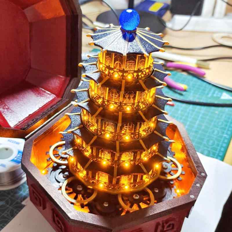 自作 制作 工芸 美術 DIY 工芸 手芸 ボックス ミュージック ハン ドメイド オルゴール DIY 卒業 シーズン 誕生日 プレゼント ファンタジー サウンド バレンタイン デー ギフト|バランスケア 店