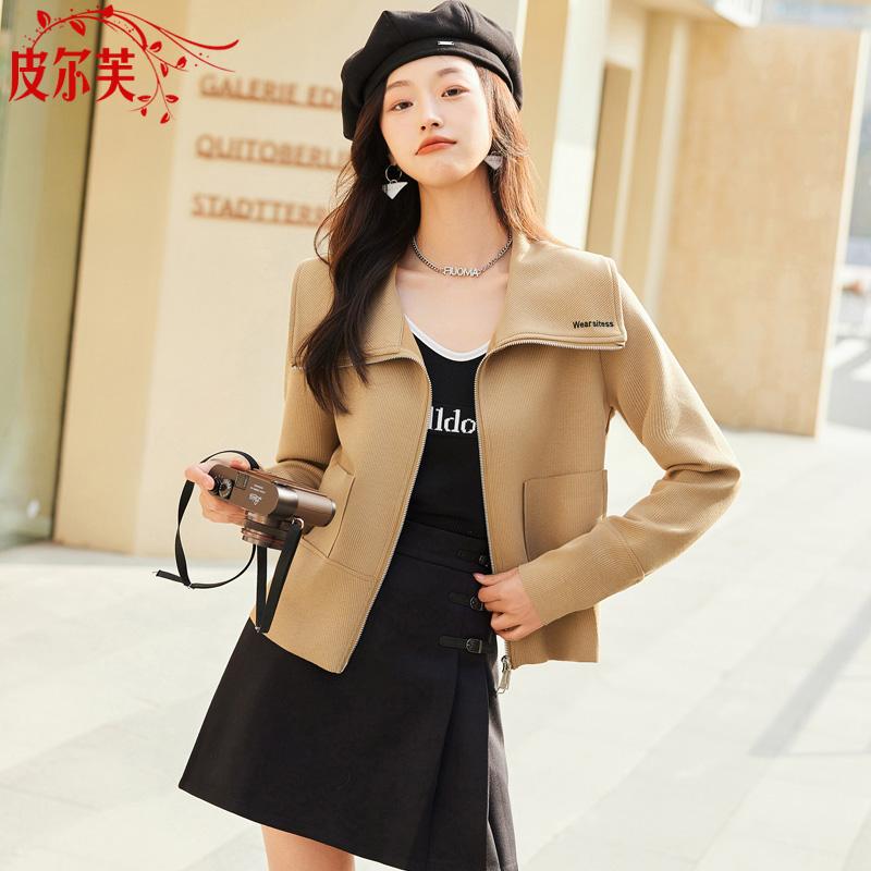 韓国 女性ジャケット おしゃれ きれいめ シンブル 体型カバー レディース　コート　ジャケット の ショート コート レディース 小さい サイズ 商品 早春秋 カジュアル 年齢を 減らす ジャケット トップス