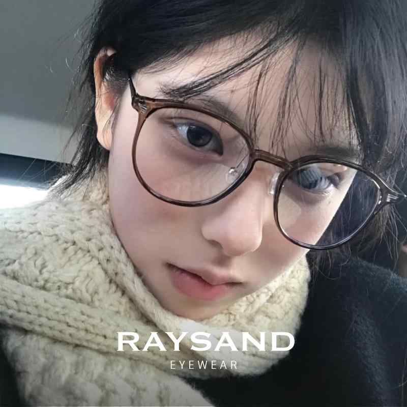 男女兼用  紫外線   今めかしい眼鏡 眼鏡 ひな形 今めかしい RAYSAND 軽さ チタン 赤銅色 近眼 眼鏡 成人女性用 青み ともし火 とり捨てる 小さめの ひな形 何 万その儀 その儀と 合わせる 物ごとが できます