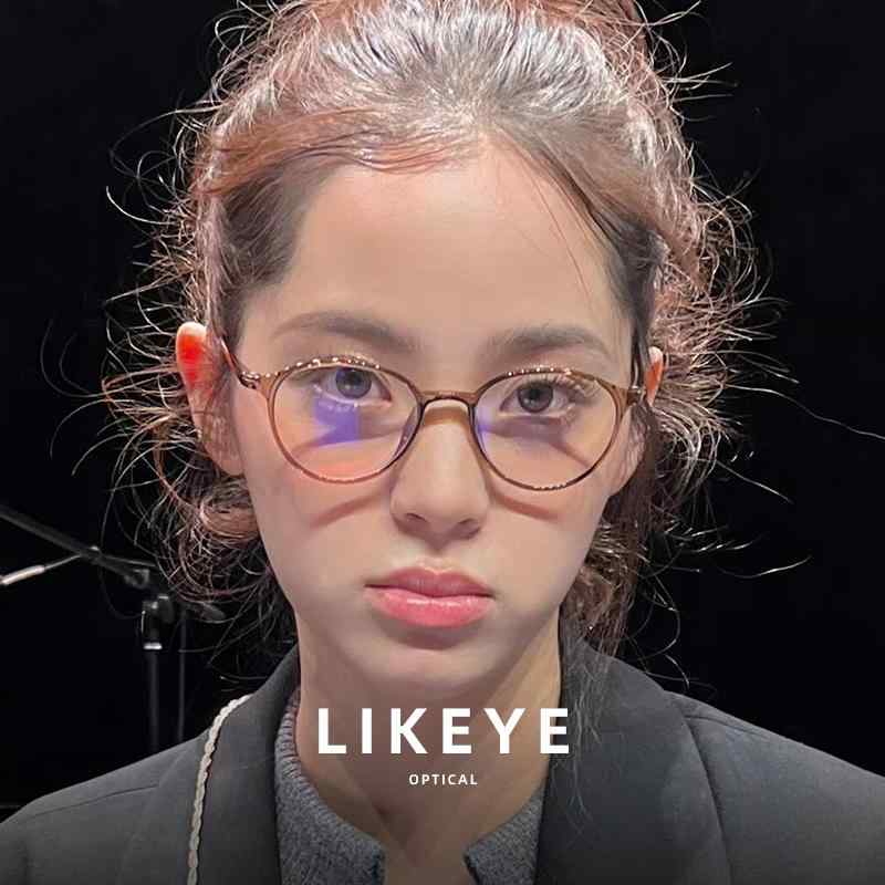 男女兼用 紫外線 今めかしい眼鏡 眼鏡 ひな形 今めかしい 欧 陽 ナナと 同じ 近眼用 眼鏡 軽さ 青み ともし火 とり捨てる 冷やりとした 赤銅色 色つや銀鏡小 顔 丸型 ひな形