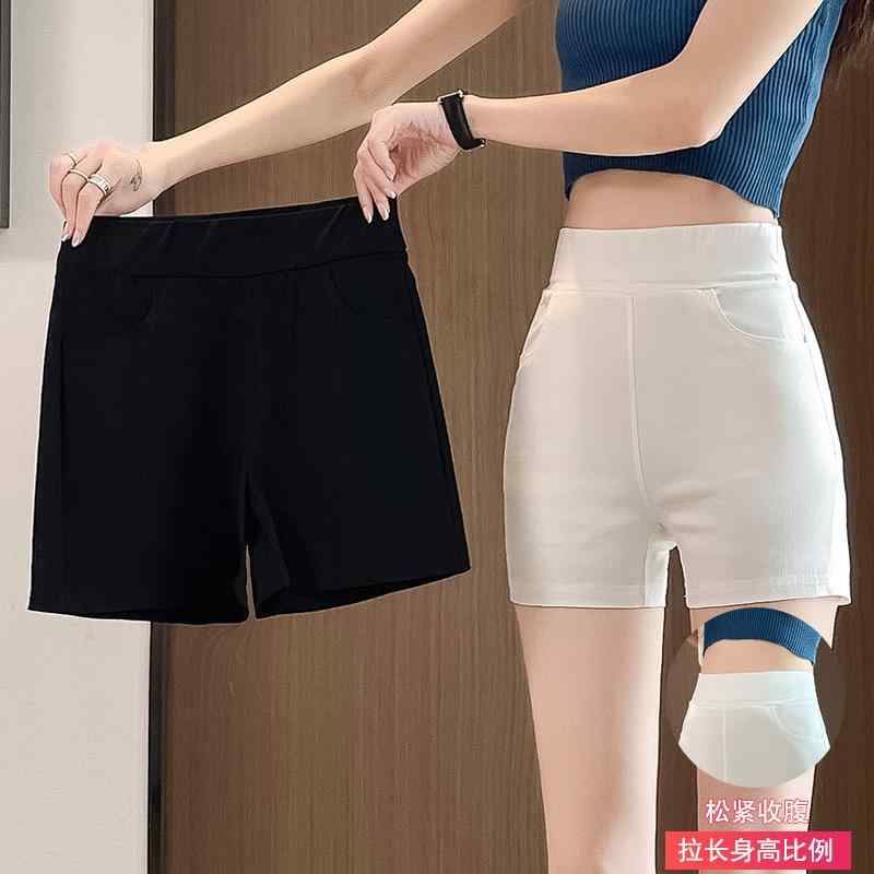 女性用 安全 パンツ 露出 防止 ハイウエスト レギンス　パンツ　レディース 夏の アウターと して 着用 できる 女性 用 冷感 ボトム ショーツ 薄型 スタイル 2025年 新型 女性用 安全 パンツ 露出 防止 バービー ヨガ ホット