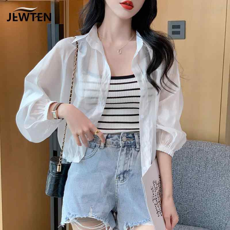 シースルー かわいい きれいめ 涼しい パーカー　薄手　ジャケット 夏用 薄手 冷感 日焼け防止 シャツ ショート ジャケット レディース 2025 新型 サスペンダー 付き 小型 カーディガン スーツ