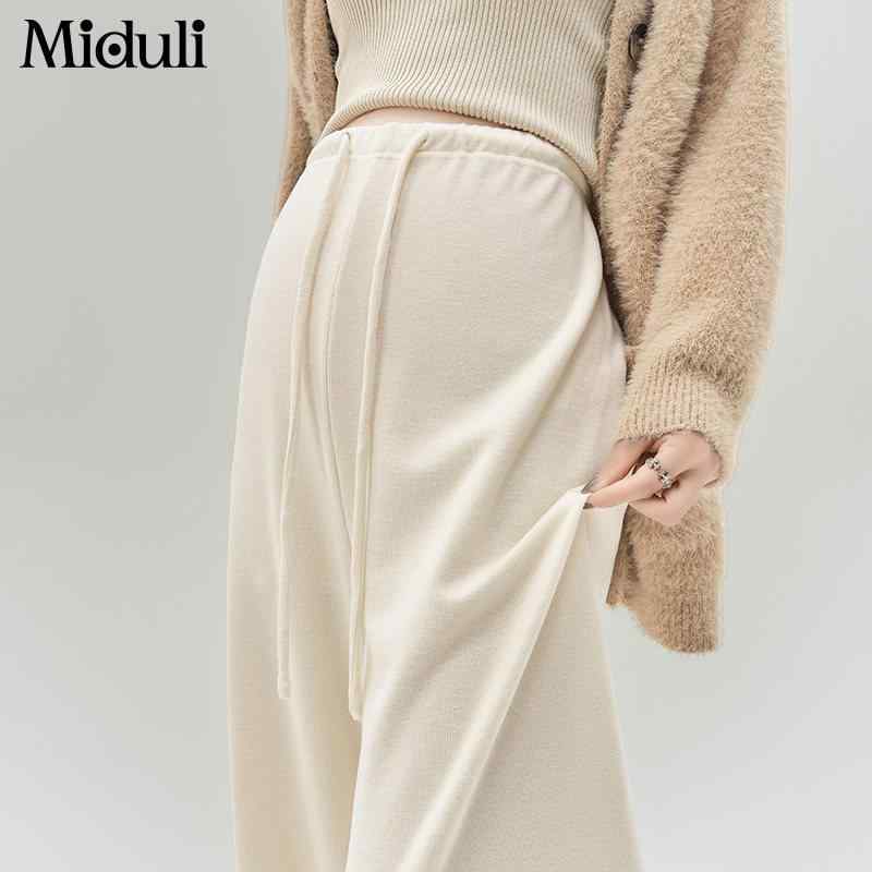 マタニティウェア ルームウェア ゆったり 暖かい パンツ　スウェット　妊婦 マタニティパンツ 春秋 アウター ワイド レッグ ノン ベリー サポート パンツ 2025 秋冬 裏起毛 ドローストリング 春 着