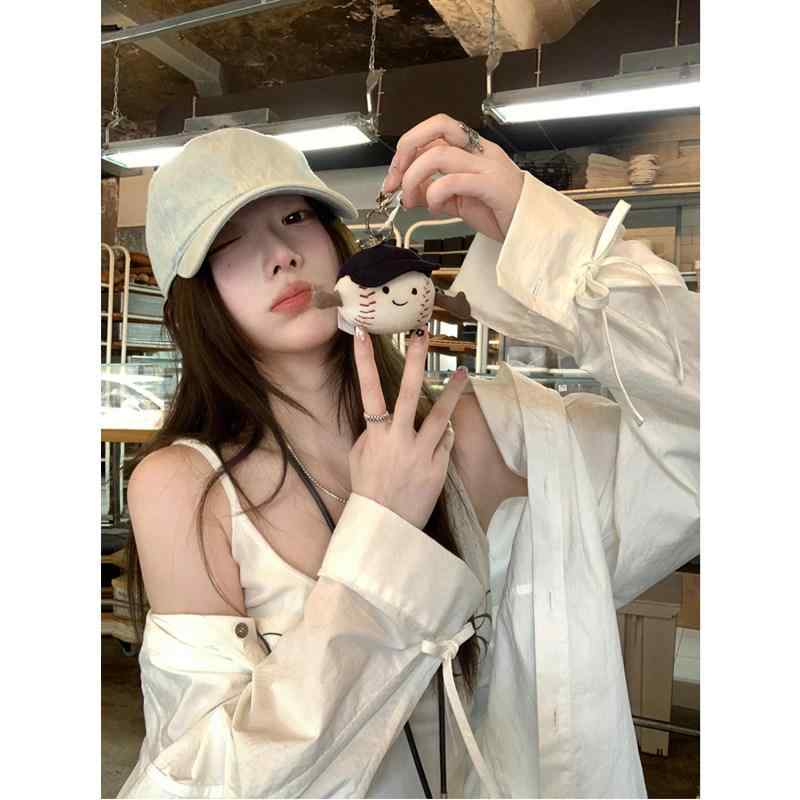 薄手 カジュアル トップス きれいめ かわいい Yシャツ　無地　シンプル 白い 長袖 シャツ 女性 2025 春秋 BF な スタイル ゆったり 薄手 日焼け防止 ジャケット