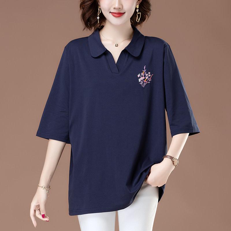 ビッグシルエット オーバーサイズ おしゃれ レディース　コート　ジャケット 春の 綿 ミドル 丈 Tシャツ スリーブ トップス レディース 七分袖 半袖 大きいサイズ ゆったり 中年 ママ 春夏服