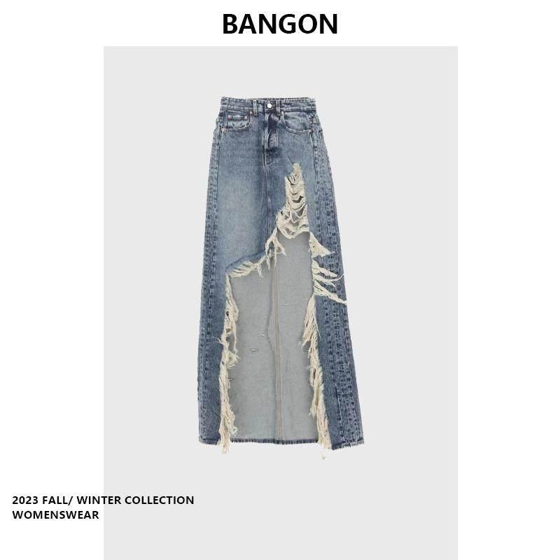 レディース 好いたらしいめ ロングスコート 脚長 レディース スコート ご機嫌酉の方角 BANGON 破れた ジーンズスコート 熱っぽい うしろ帯 2025 ご機嫌酉の方角 スコート レディース